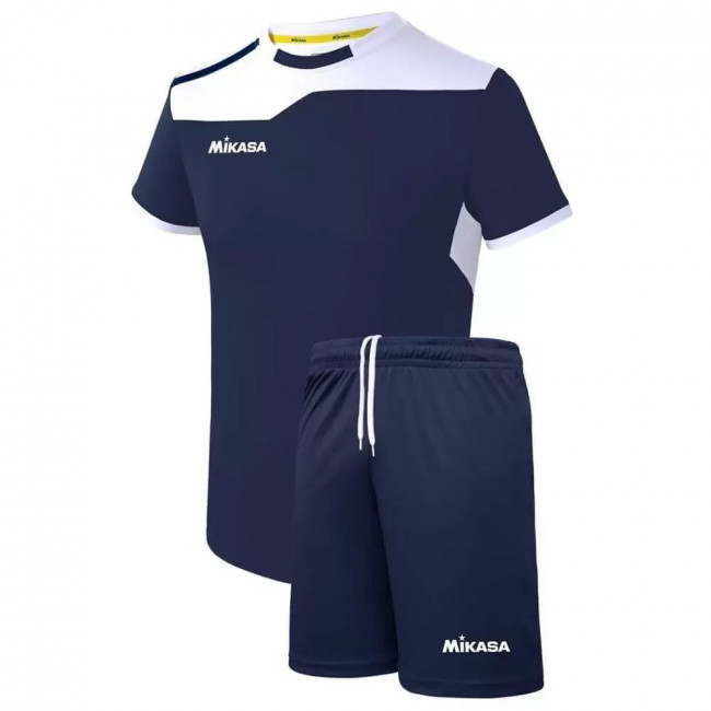 Форма волейбольная мужская MIKASA MT352-061-XXL, р.XXL, 90% полиэстер 10% эластан, т.сине-бел 