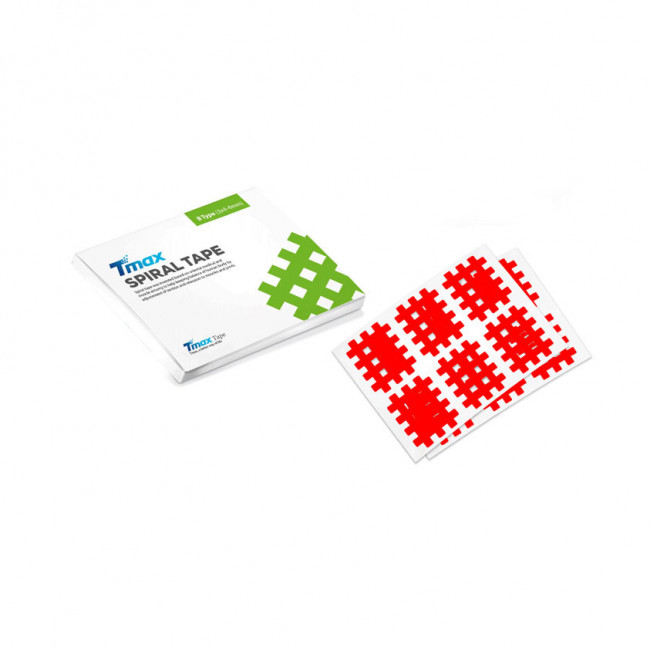 Кросс-тейп Tmax Spiral Tape Type B (20 листов), красный 