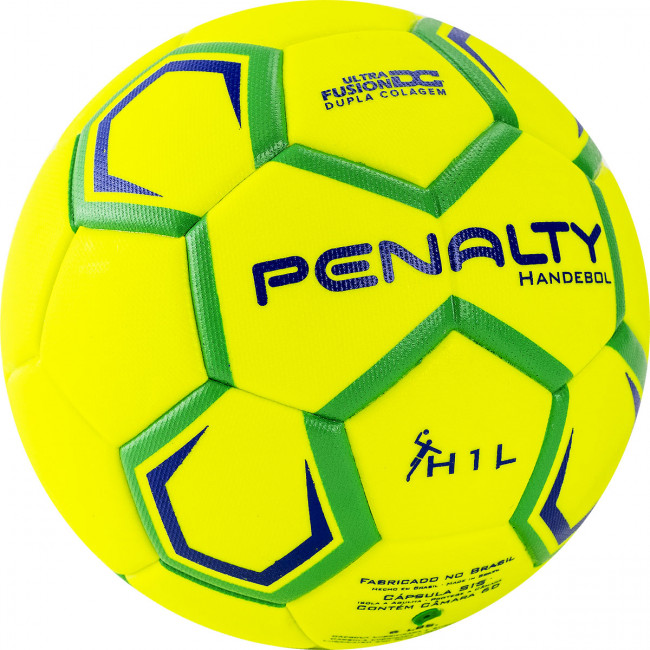 Мяч гандбольный PENALTY HANDEBOL H1L ULTRA FUSION INFANTIL X, арт.5203652600-U, р.1, PU, термосшивка, жел 