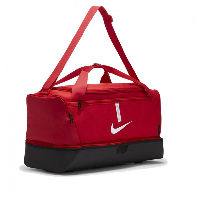 Сумка спортивная многофункциональная "NIKE Academy Team Hardcase M" арт.CU8096-657, полиэстер, красный 