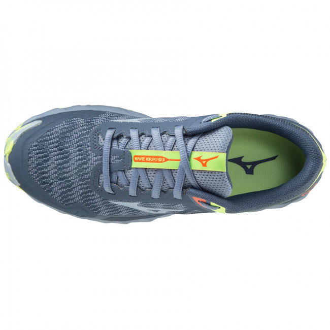 Кроссовки беговые жен. MIZUNO Wave Ibuki 3 J1GK207321, р.UK6 (рос.38), иск. кожа, текстиль, серый 