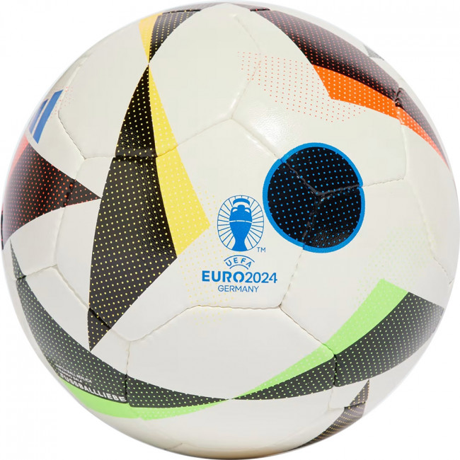 Мяч футзальный Adidas Euro 24 Fussballliebe Training Sala IN9377, р.4, 18 пан., ПУ, руч.сш, мультиколор 