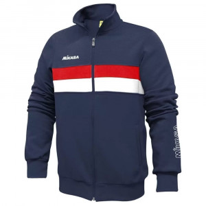 Куртка от костюма MIKASA MT552-0055-2XL, р.2XL, 70% хлопок 30% полиэстер, темно-синий