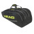 Сумка-чехол HEAD Base Racquet Bag L, 261403-BKNY, с карманом для 9 тен.ракеток, черно.желтый 