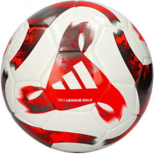 Мяч футзальный ADIDAS Tiro League Sala HT2425, р.4, FIFA Basic, 28 пан, ТПУ, термосш., бело-крас-серый