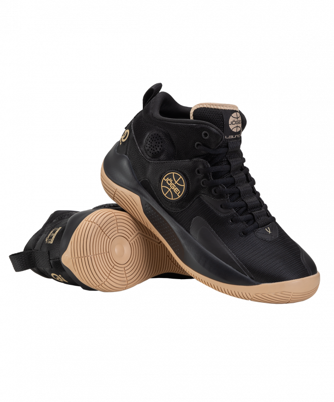 Кроссовки баскетбольные Launch MID, Black/gold 
