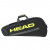 Сумка-чехол HEAD Base Racquet Bag S, 261423-BKNY, с карманом, на 3 тен.ракетоки, черно.желтый 