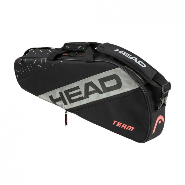 Сумка-чехол HEAD Base Racquet Bag S, 262234-BKCC, с карманом, на 3 тен.ракетоки, черный 