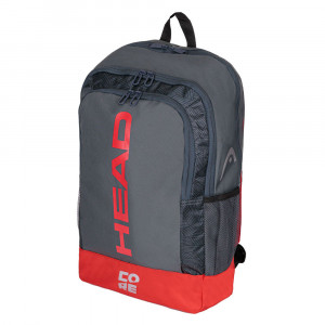 Рюкзак спортивный "HEAD CORE Backpack" арт.283421(ANRD), с карманом под 1 тен.ракетку, черно-красный
