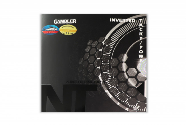 Накладка для ракетки GAMBLER NINE ULTRA TACK 2.1MM BLACK 