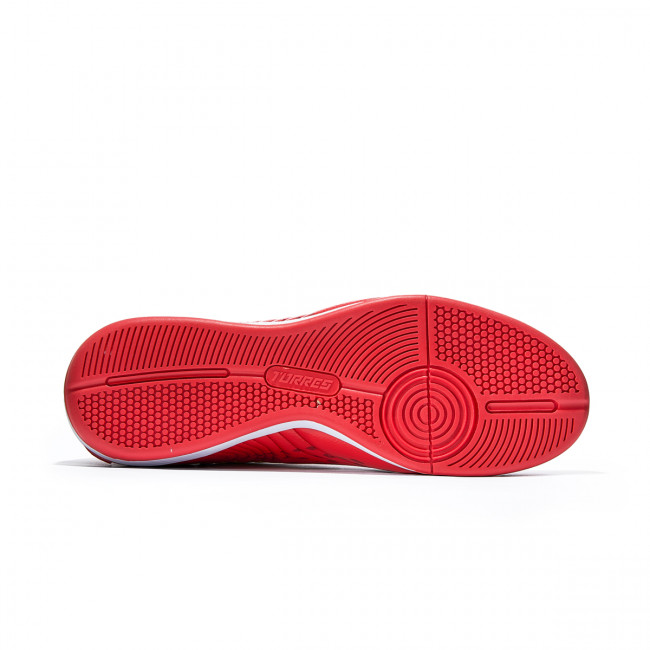 Бутсы зальные TORRES FLEX, TS134232-464-42, р.42, резина,ПУ,текстиль, красный 
