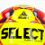 Мяч футзальный SELECT Futsal Attack V24, 3883446563, р.4, 32п, ПУ, руч.сш, желто-красный 
