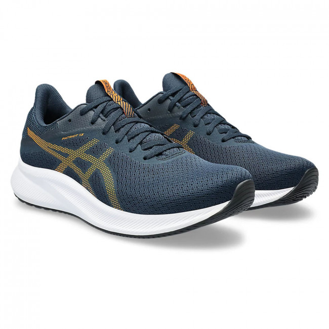 Кроссовки бег. муж. ASICS Patriot 13 1011B485 406,р.10.5 (рос.43.5),нейлон,полиамид,резина,темно-син 