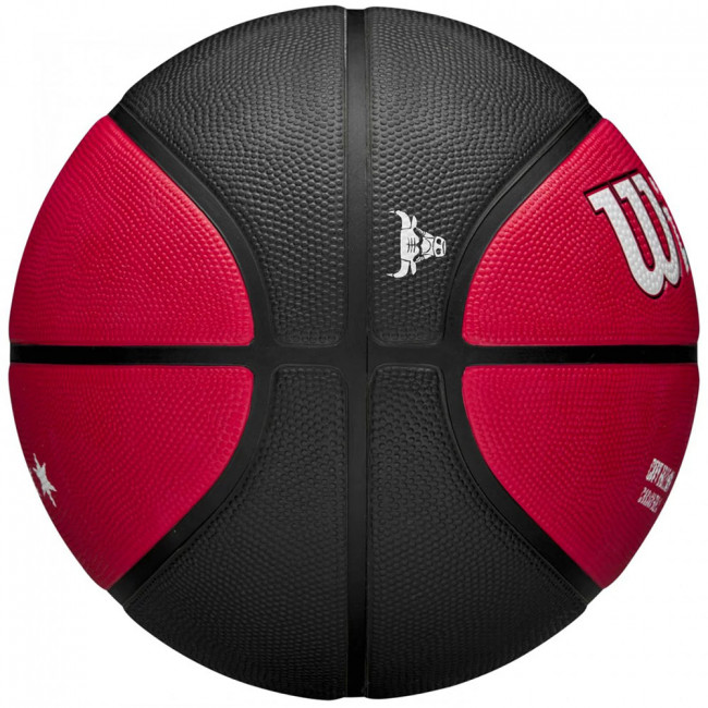 Мяч баскетбольный WILSON NBA Team City Edition Chicago Bulls, WZ4024205XB, р.7, резина, бут. кам, красн-черн 