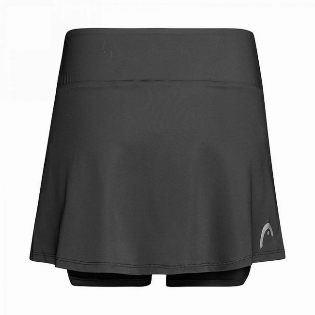 Юбка-шорты трен. жен. HEAD Club Basic Skort W 814399-AN-M, р.M, 92% полиэстер, 8% эластан, антрацит 