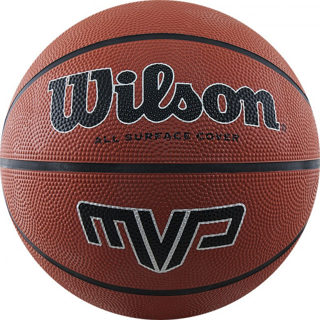 Мяч баскетбольный WILSON MVP, WTB1419XB07, р.7, резина, бутил.камера, коричневый Мяч баскетбольный WILSON MVP, WTB1419XB07, р.7, резина, бутил.камера, коричневый