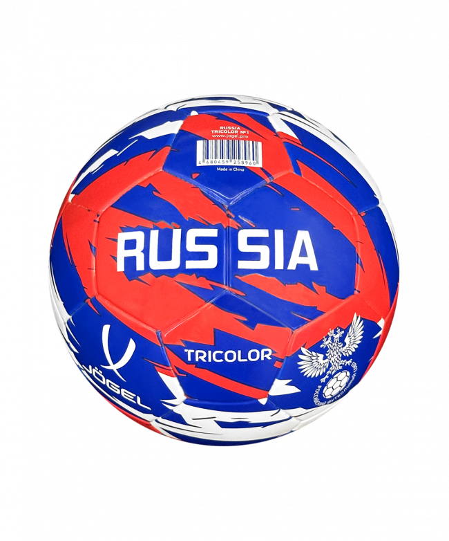 Мяч футбольный JÖGEL Russia Tricolor №1 