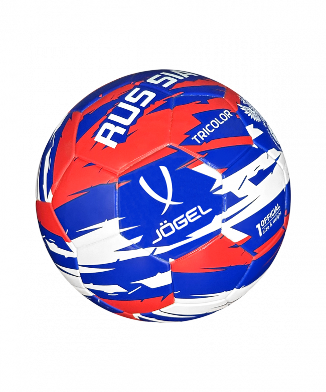Мяч футбольный JÖGEL Russia Tricolor №1 
