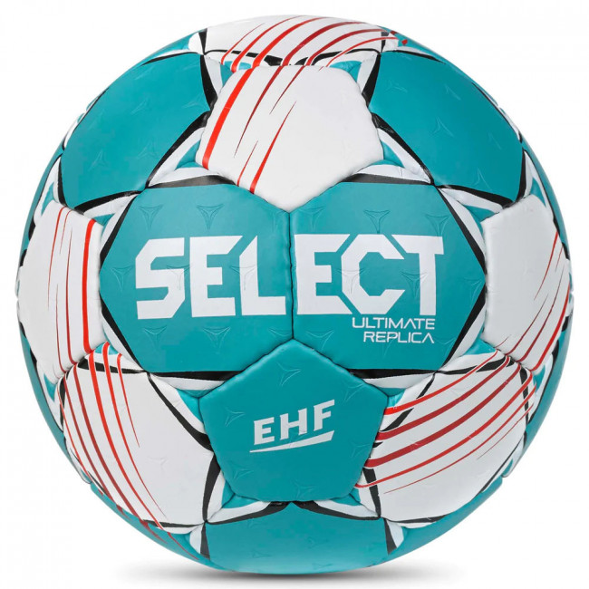 Мяч гандбольный SELECT Ultimate Replica v22, 1672858004, р.3, EHF Appr, ПУ, руч.сш, бело-зеленый 