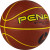 Мяч баскет. PENALTY BOLA BASQUETE 7.8 CROSSOVER X, FIBA,арт.5212743110-U,р.7,ПУ, бут. камера, оранж. 