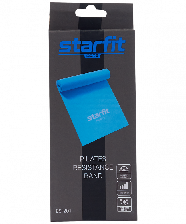 Лента для пилатеса STARFIT ES-201 1200*150*0,55 мм, синий пастель. 