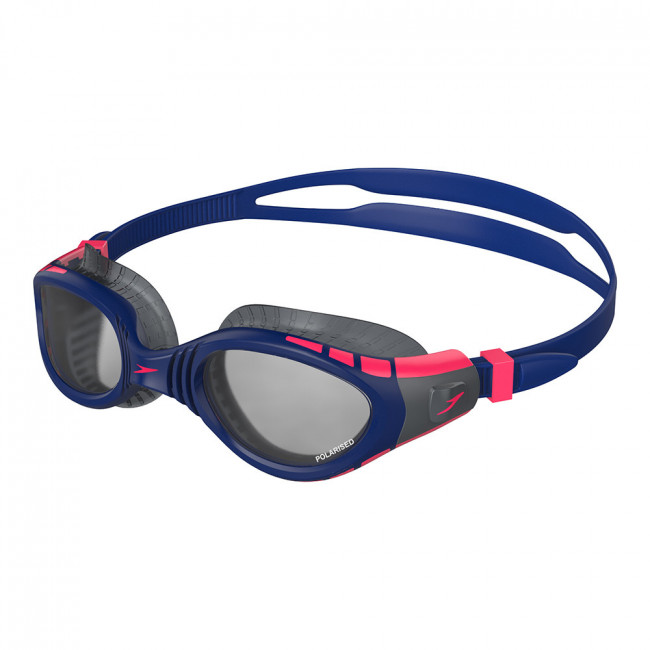 Очки для плавания SPEEDO Futura Biofuse Flexiseal Triathlon, 8-11256F270, ДЫМЧАТЫЕ линзы, син.опр 