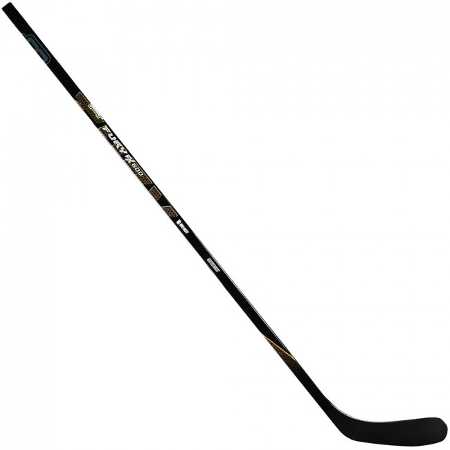 Клюшка хок. BIG BOY FURY FX 600 75 Grip Stick F92, арт. FX6S75M1F92-LFT, жест.75, левый хват, черный 