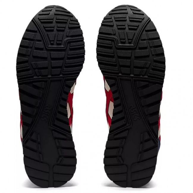 Кроссовки ASICS OC Runner 1201A388-102 ,р.11,5(рос.44,5),иск. кожа, текстиль, т.син-красно-бел 