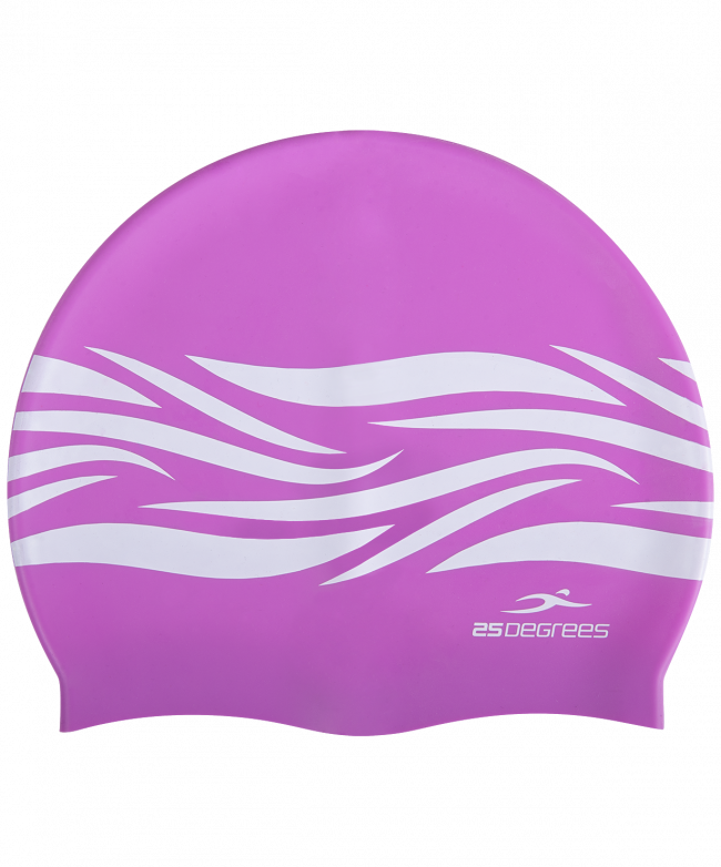 Шапочка для плавания Fame Lilac, силикон, подростковый Шапочка для плавания Fame Lilac, силикон, подростковый