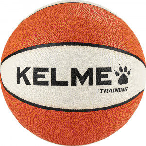 Мяч баскетбольный "KELME Hygroscopic" арт.8102QU5004-133, р.6, 8 панелей, ПУ, бут.кам., бело-оранжево-черный