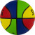 Мяч баскетбольный SPALDING Rookie р.5, арт.84 395Z, резина, мультиколор 