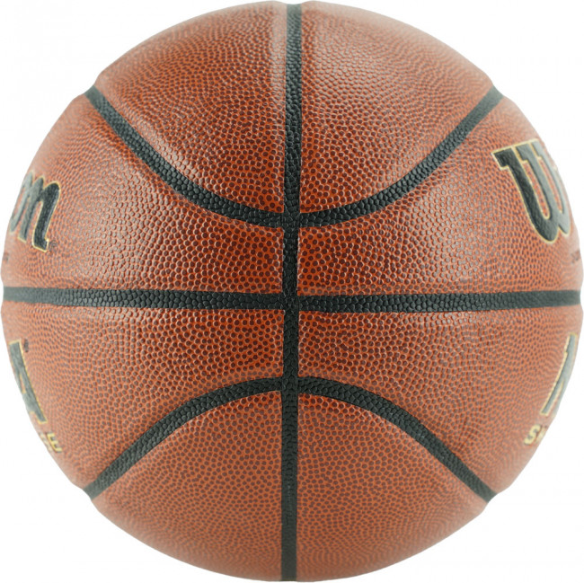 Мяч баскетбольный WILSON NCAA Showcase WTB0907XB, р.7, композит, бут.камера, коричнево-черный 