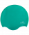 Шапочка для плавания Diva Green, силикон, подростковый, для длинных волос 