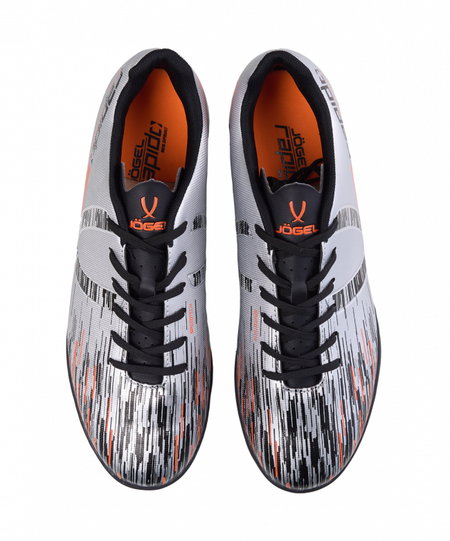 БЕЗ УПАКОВКИ Бутсы зальные JÖGEL Rapido IN Silver/black 