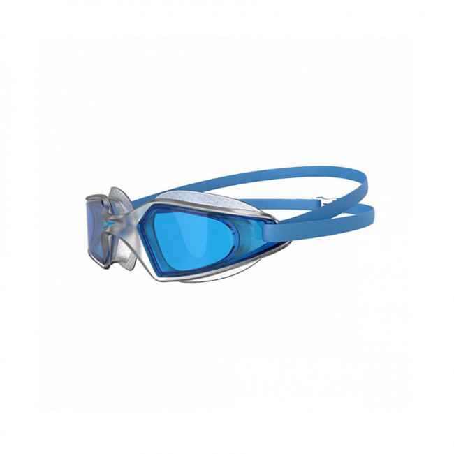 Очки для плавания "SPEEDO Hydropulse", арт.8-12268D647, ГОЛУБЫЕ линзы, прозрачная оправа 