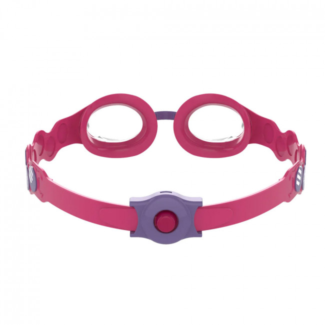 Очки для плавания детск. "SPEEDO Sea Squad Spot Goggle Jr", арт.8-08382D661, ПРОЗРАЧЫЕ линзы, роз. опра 