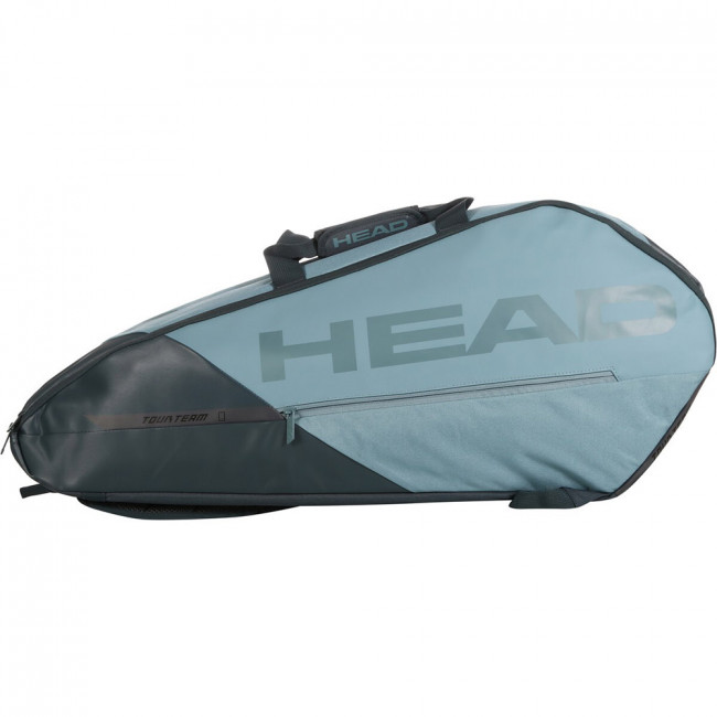 Сумка-чехол HEAD TOUR Racquet Bag M, 260723-CB, с карманом для 6 тен.ракеток, сине-бирюзовый 