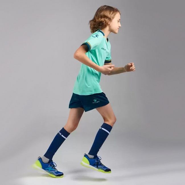 Форма футб. детск. KELME, 8351ZB3158-328-150, рост 150, 100% полиэстер, мятно-т.зеленый 