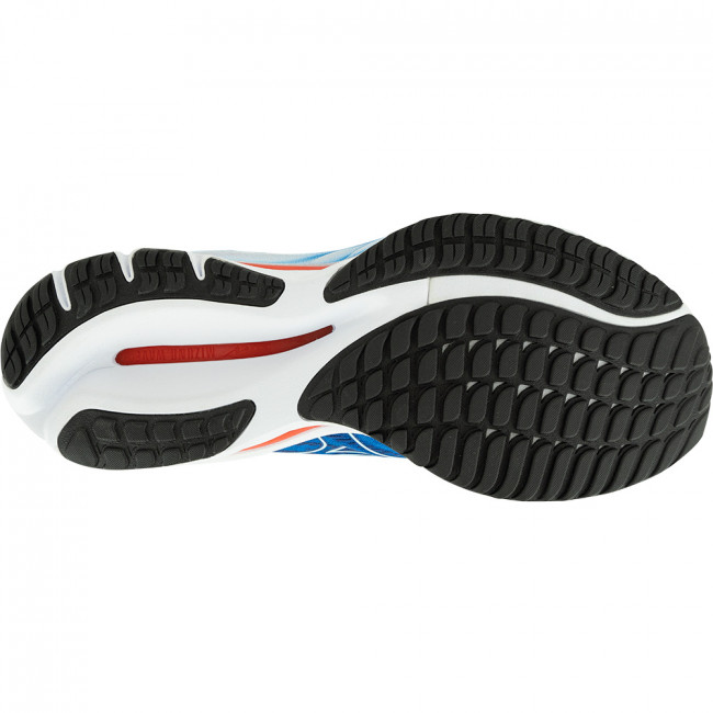 Кроссовки бег. MIZUNO Wave Rider 26, J1GC2203-05,р.UK10 (рос.44), полиэст.,нейлон,EVA,резина,синий 