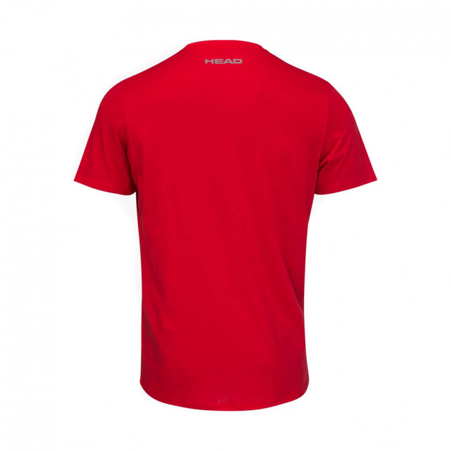 Футболка муж. HEAD Club Ivan T-Shirt 811400-RD-M, р.M, 65% полиэстер, 35% хлопок, красный 