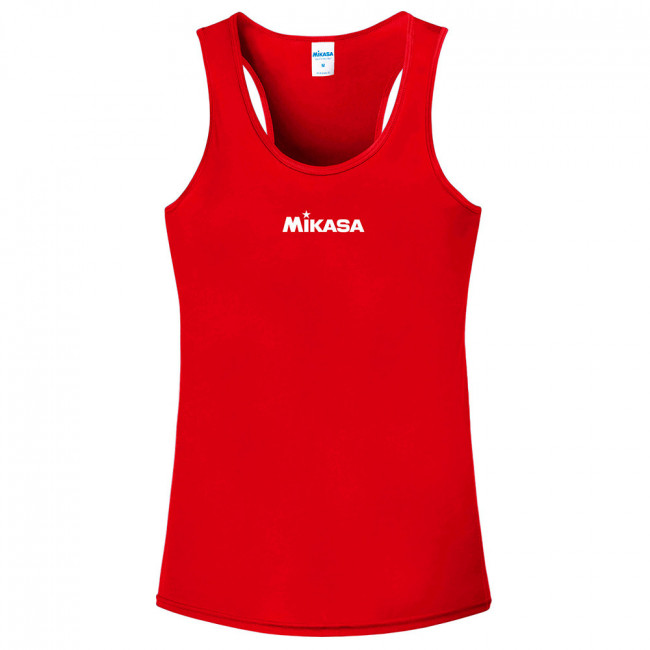 Майка для пляжного волейбола жен. MIKASA MT6029-V4-XL, р.XL, 100% полиэстер, красный 