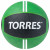 Медбол TORRES 6 кг, AL00236, резина, диаметр 25,4 см, зелено-черный 