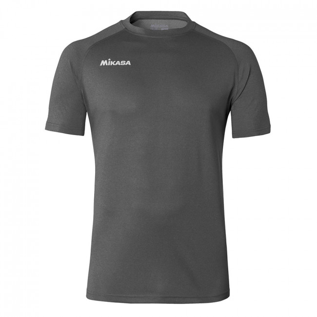 Футболка MIKASA MT193-021-XL, р.XL, 100% полиэстер, серый меланж 