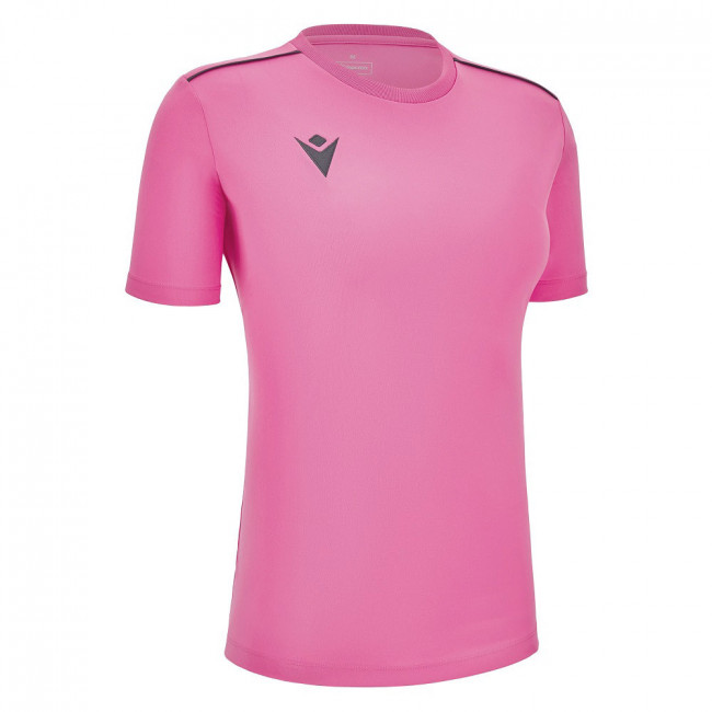 Футболка игровая жен. MACRON Ariel, 51752700-P-L, р.L, 100% полиэстер, розовый 