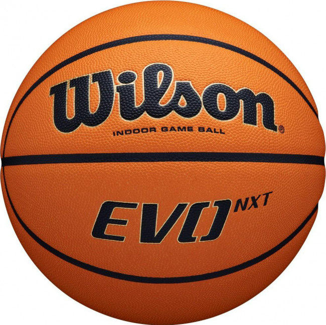 Мяч баскетбольный WILSON Evo Nxt, WTB0965XB, р.7, микрофибра, бутил. камера, коричневый 