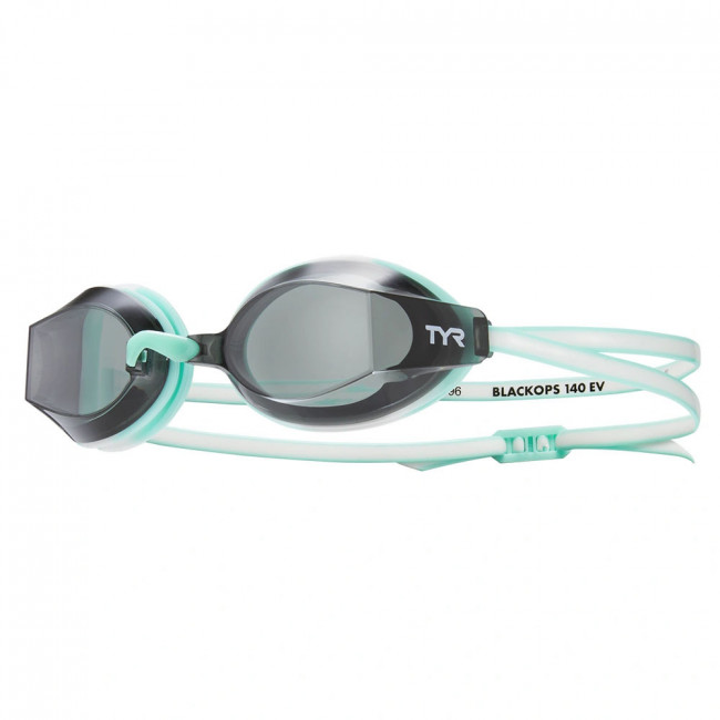 Очки для плавания жен. TYR Blackops 140 EV Racing Women"s Fit, арт.LGBKOPF-162,ДЫМЧАТЫЕ линзы,мят.опр. 
