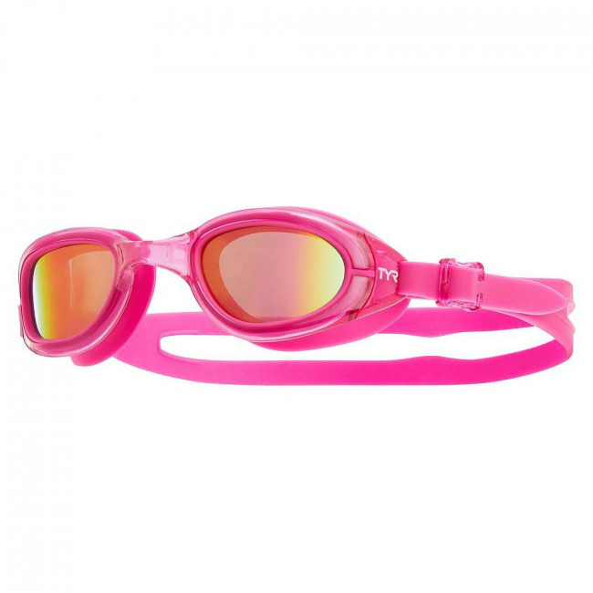 Очки для плавания подр."TYR Special Ops 2.0 Polarized Jr", арт.LGSPJR-670, ЗЕРКАЛЬНЫЕ линзы, роз. опр. 