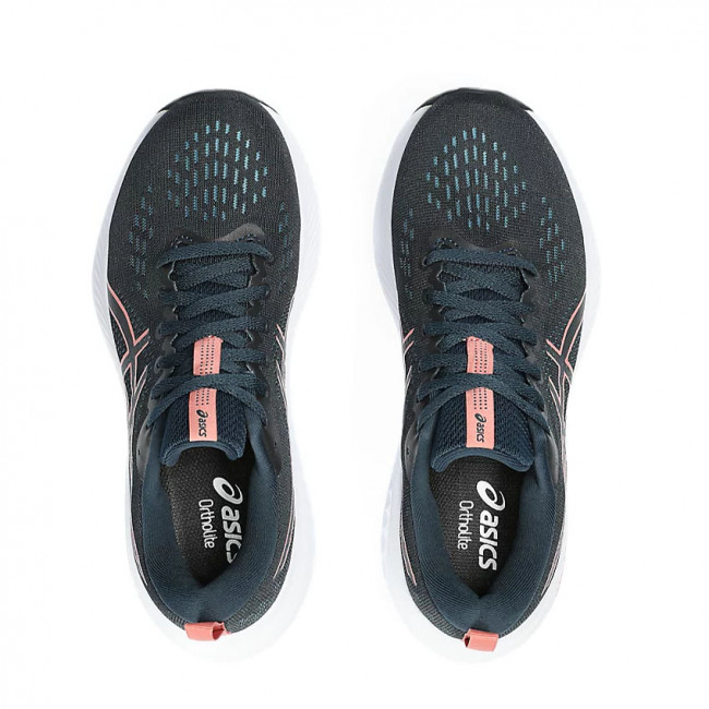 Кроссовки бег. жен. ASICS Gel-excite 10 1012B418 401, р.7 (рос.37),кожзам,текстиль,резина,синий 