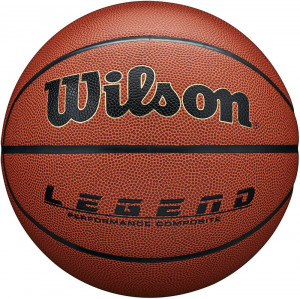 Мяч баскетбольный WILSON Legend Comp, WTB0917XB, р.7, синт.кожа (композит), бутил. камера, коричневый