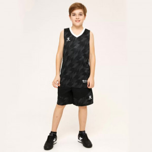 Форма баск. детск. KELME, арт. 3593052-000-160, рост 160, 100% полиэстер, черно-белый